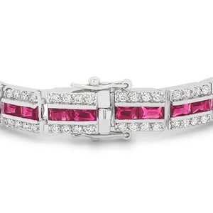 Balboa Red Cubic Zirconia Bracelet