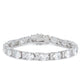 Oversized Oval Cubic Zirconia Tennis Bracelet