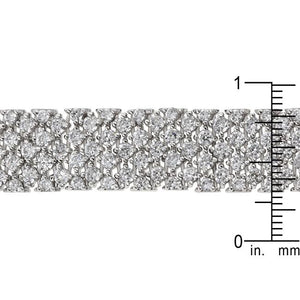 Cubic Zirconia Buckle Bracelet