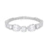 Elegant Pear and Round Cubic Zirconia Tennis Bracelet