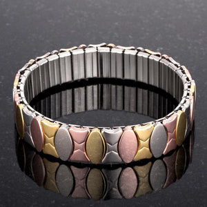 Tritone 13mm Stainless Steel Stretch Bracelet