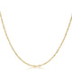 16 Inch Gold Twisted Fashion Chain