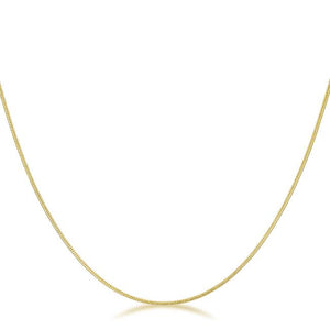 18 Inch Golden Snake Chain