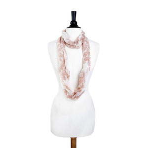 Mixology Peach Infinity Scarf