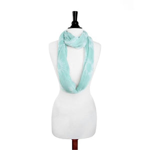 Splash Mint Infinity Scarf