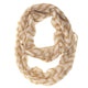 Zig Zag Camel Infinity Scarf