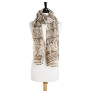 Michelle Scarf in Beige