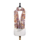 Floral Print Beige Scarf