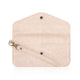 Nyla Blush Faux Leather Clutch