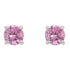 Pink Cubic Zirconia Stud Earrings