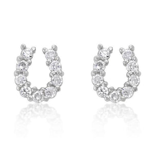 Lucky Horseshoe Earring Set