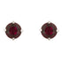 Ruby Cubic Zirconia Studded Earrings