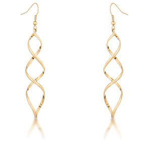 Golden Twist Earrings