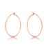 Elegant Rosegold Hoop Earrings