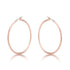 45mm Rose Gold Plated Hoop Earrings