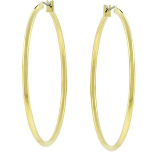 Large Golden Hoop Earrings