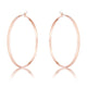 55mm Rose Gold Plated Classic Hoop Earrings