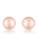 Tanya Rose Gold Sphere Stud Earrings