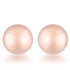 Julia Rose Gold Sphere Stud Earrings
