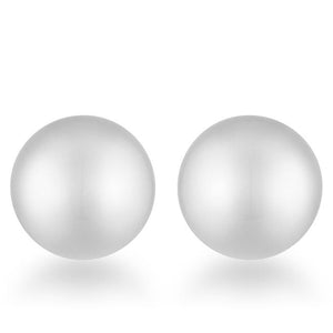 Julie Rhodium Sphere Stud Earrings