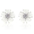 White Flower Nouveau Earrings