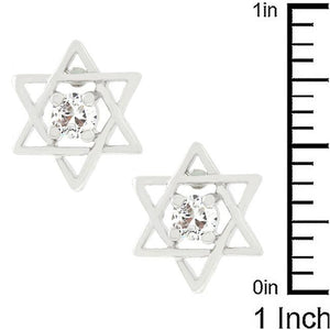 Star of David Stud Earrings