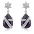 Royal Wrapped Amethyst Earrings