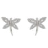 Cubic Zirconia Dragonfly Earrings