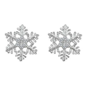 Snowflake Stud Earrings