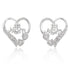 #1 Mom Heart Earrings