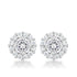 Bella Bridal Earrings in Clear