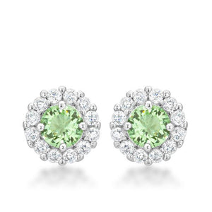 Bella Bridal Earrings in Peridot