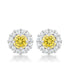 Bella Bridal Earrings in Yellow