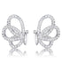 .45 Ct CZ Butterfly Stud Earrings