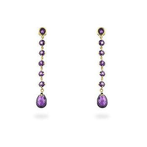 Amethyst Briolette Earrings