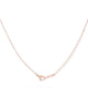 Arianna Rose Gold Stainless Steel Arrow Necklace