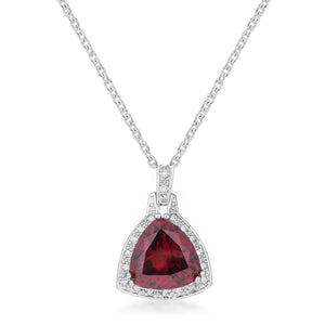 Garnet Illusion Pendant