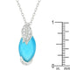 Leaf and Aqua Beauty Pendant