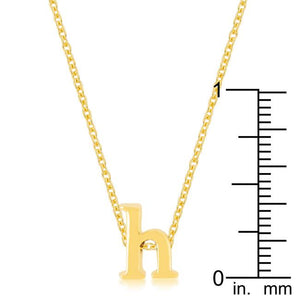 Golden Initial H Pendant