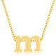 Golden Initial M Pendant