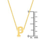 Golden Initial P Pendant