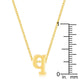 Golden Initial Q Pendant