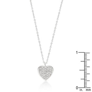 Pave Heart Pendant