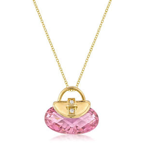 Golden Handbag Pendant