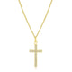 Simple Golden Cross Pendant