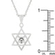 Star of David Solitaire Pendant