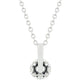 Classic Solitaire Cubic Zirconia Pendant