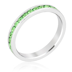 Stylish Stackables Peridot Crystal Ring