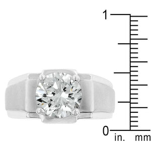 Regal Mens Cubic Zirconia Ring