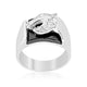 Onyx Panther Mens Ring